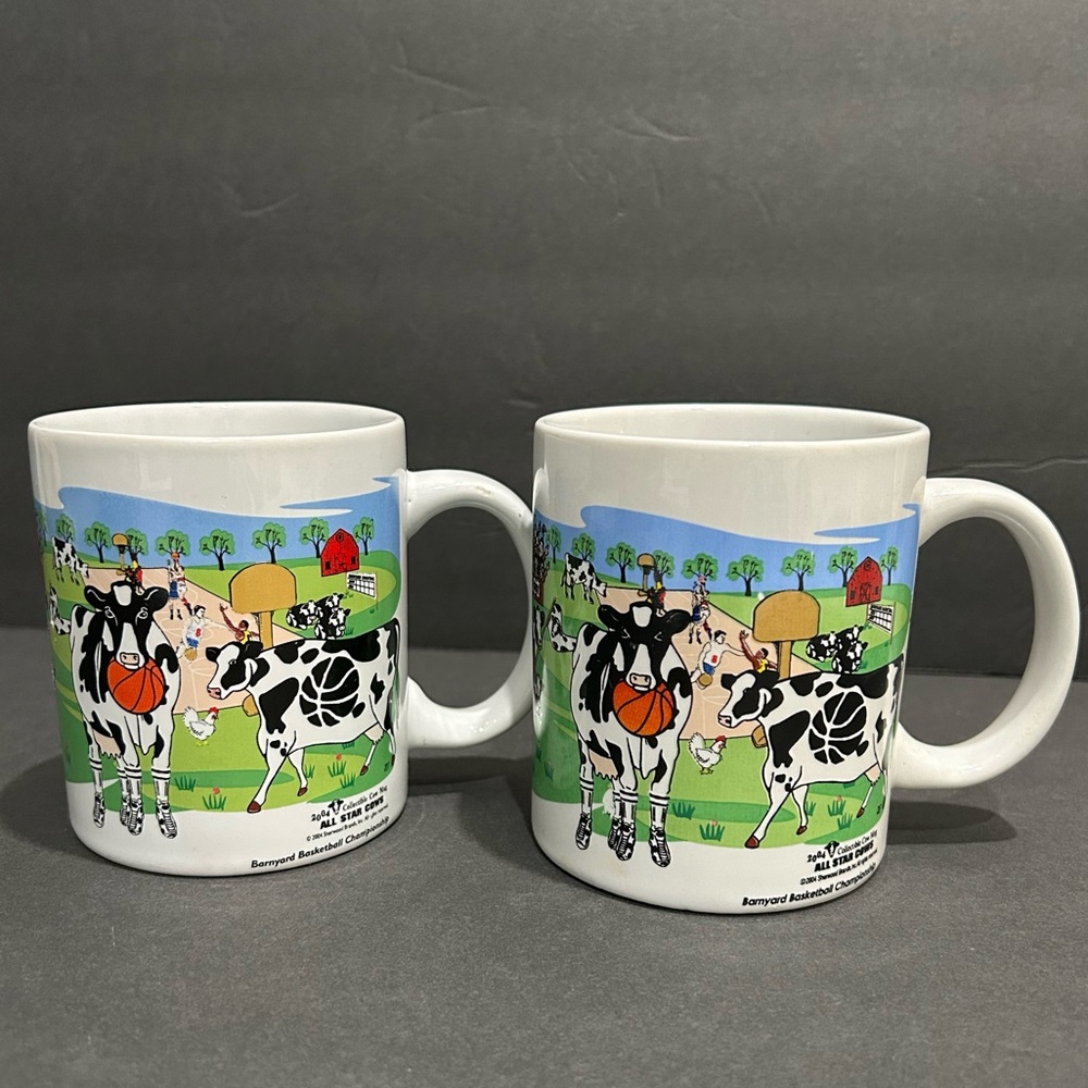 Sherwood Brands Vintage Basketball/Soccer Mugs